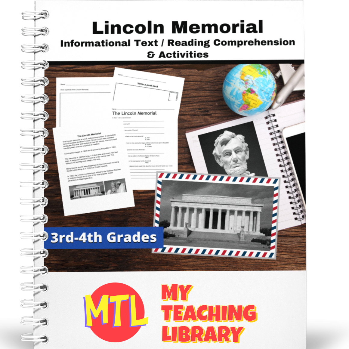 Lincoln Memorial Informational Text 3rd-4th cover