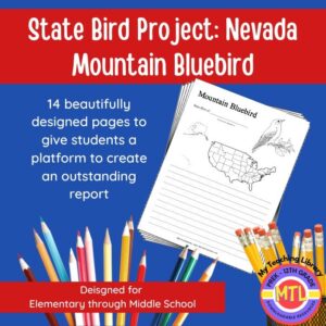 Nevada State Bird – State Symbol: Mountain Bluebird