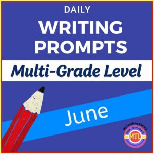 June Writing Prompts Journal
