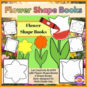 Flower Shape Books