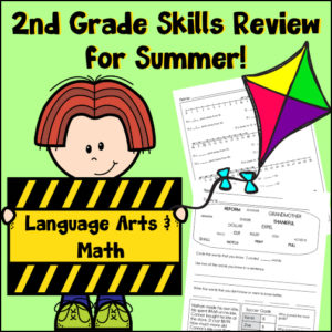 2nd Grade Skills Review for June July August - Summer