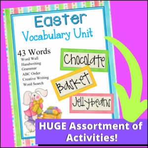 Easter Language Arts Unit with Vocabulary