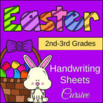 Easter Handwriting - Cursive