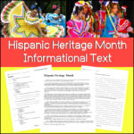Reading Comprehension Hispanic Heritage Month