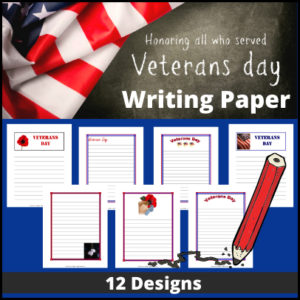 Veterans Day Themed paper
