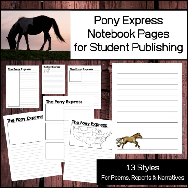 notebooking - pony express