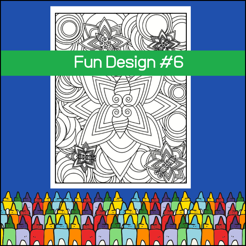 Students can explore color and their creativity with this fun coloring design!