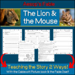 Awsop's Fable The Lion and The Mouse Worksheets