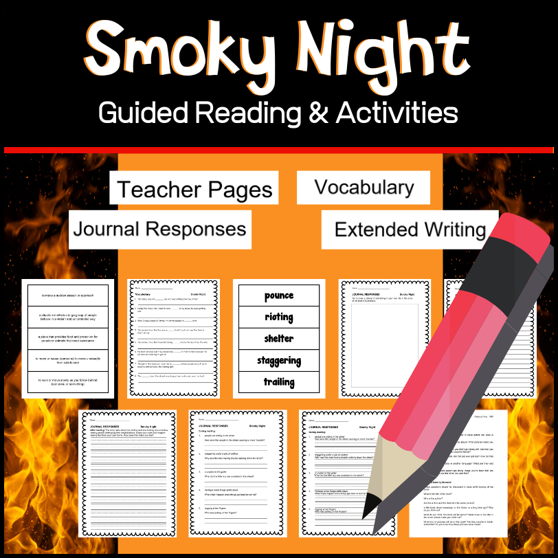 Smoky Night Guided Reading Activities