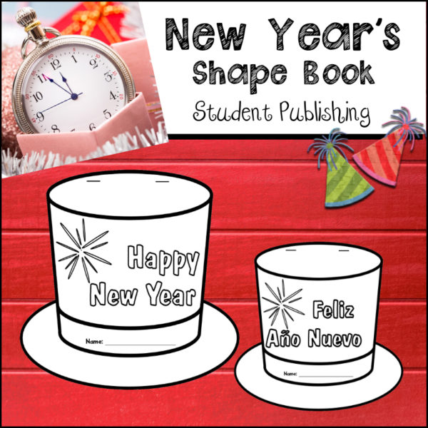 New Year's Shape Book