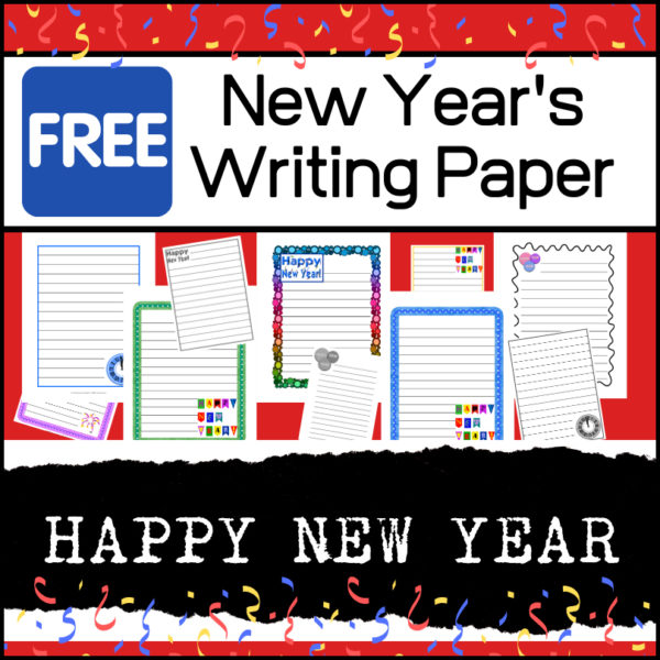 Inspire student writing and publishing of creative works with these New Year's themed pages. You'll get 21 pages. Some are color and some b/w. Students can use to create poetry, fun narratives, write New Year goals...and more!