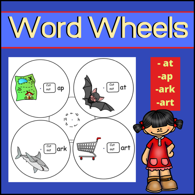 This phonics, word families resource will help students create words using 4 word wheels ( -at -ap -ark -art ). As students create new words, they can write each word on the included 'Creating Words' worksheet!