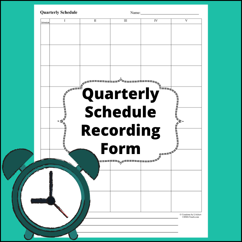 quarterly-schedule-record