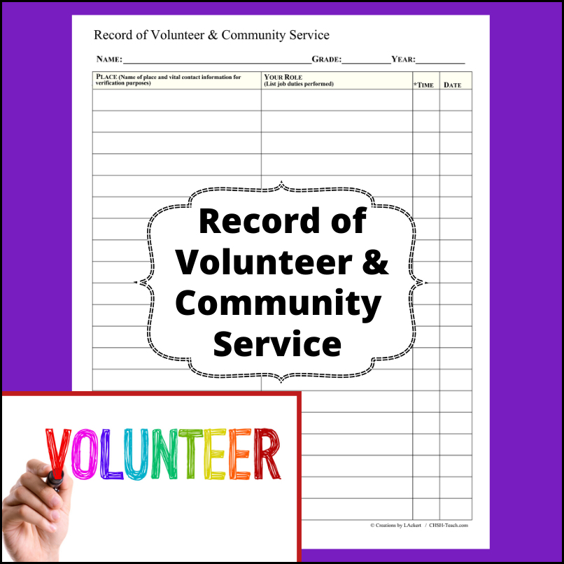 record-of-volunteer-hours-community-service