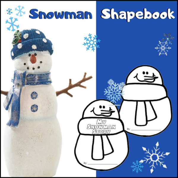 snowman-shape-book