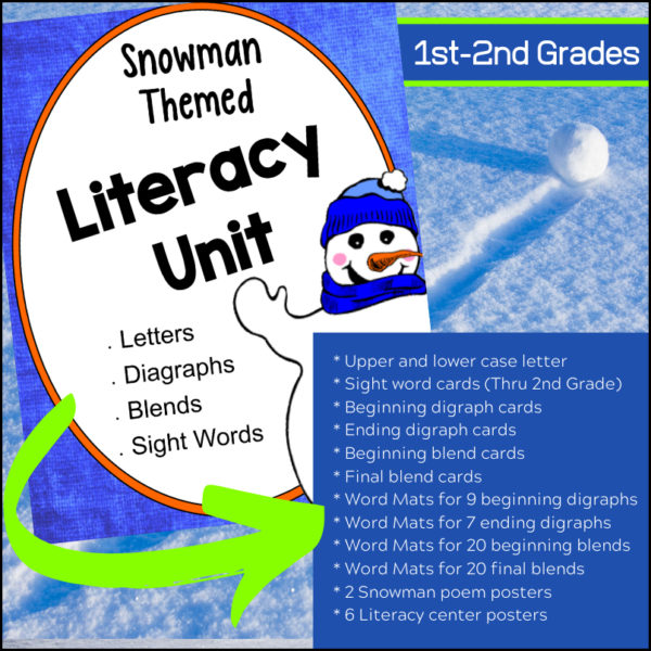 winter-snowman-literacy-centers-unit