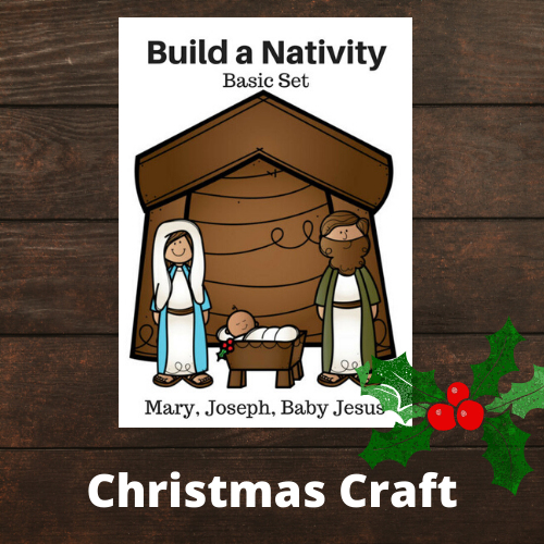 A fun craft for December as Christmas approaches! This Build a Nativity resource is my basic set and has templates for the manger, Mary, Joseph and baby Jesus. Templates come in both color AND black and white.

Perfect for home, in a Christian classroom or in a Sunday School class!