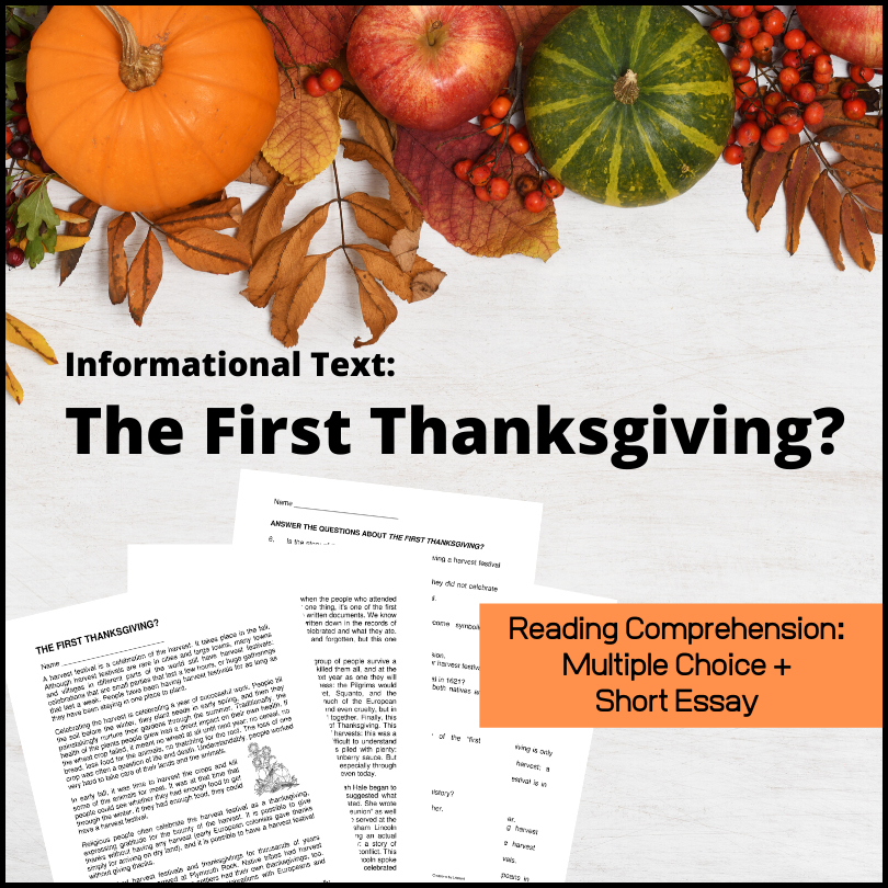 thanksgiving essay answers