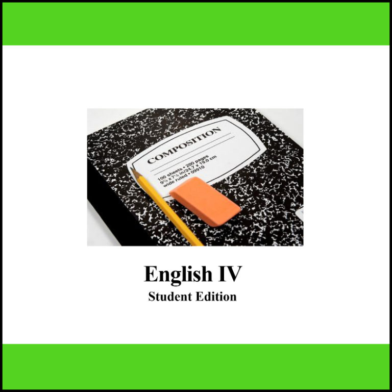 English 4 Student Edition - My Teaching Library | MyTeachingLibrary.com