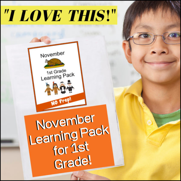 November-Learning-Pack-1st-Grade