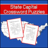US State Capitals Crossword Puzzles My Teaching Library US State Capitals Crossword Puzzles My Teaching Library