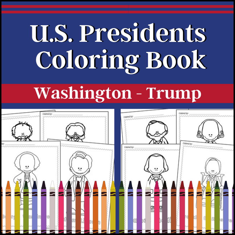 presidents-coloring-book