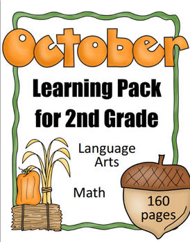 October Learning Pack 2nd Grade