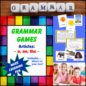 Articles a, an, the | Grammar Games