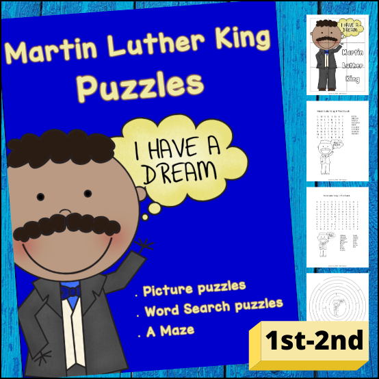 Martin Luther King, Jr. Puzzles 1st and 2nd