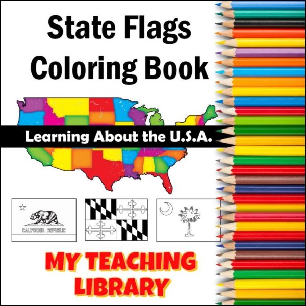 us state flags coloring book