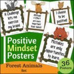 Positive Growth Mindset Poster Set