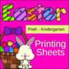 Easter Cursive Handwriting Sheets - My Teaching Library | CHSH-Teach LLC