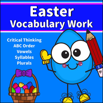 Easter Vocabulary for 1st and 2nd grades