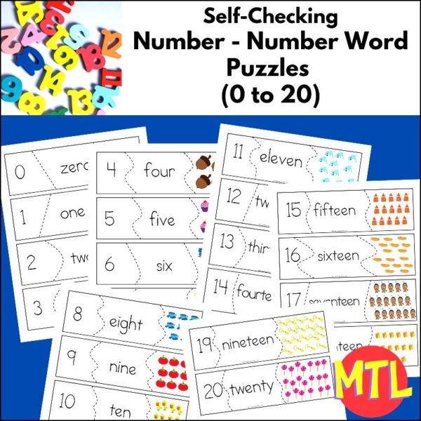 z 352 Self-Checking Number Number Word Puzzles