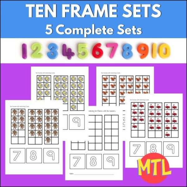 z 353 Ten Frames Sets cover