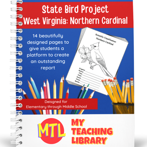 z 362 State Bird West Virginia cardinal cover
