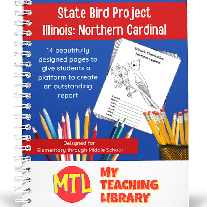 z 366 State Bird Illinois cardinal cover