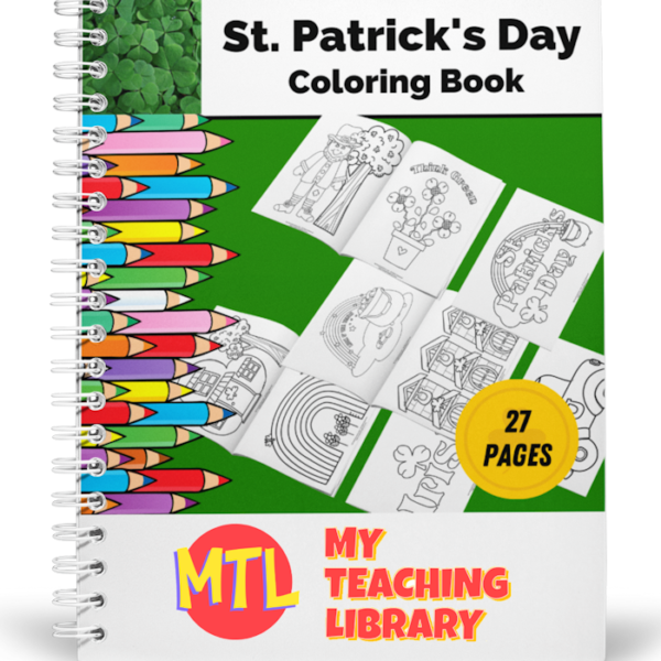 z 409 St Patricks Day coloring pages cover