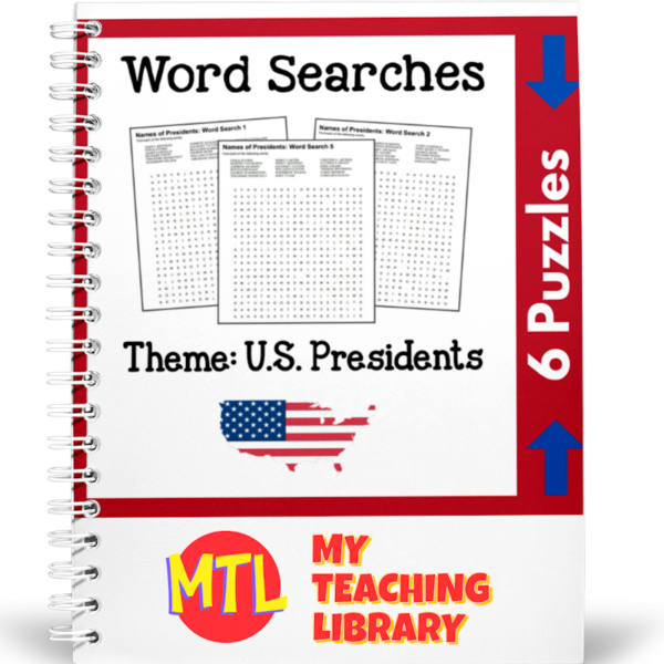 z 425 Word Search Presidents cover