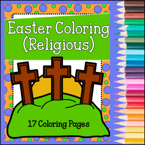 17 Christian based images to color for Easter!