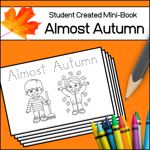 Students will love putting together and reading this fun, fall 10 page mini-book!