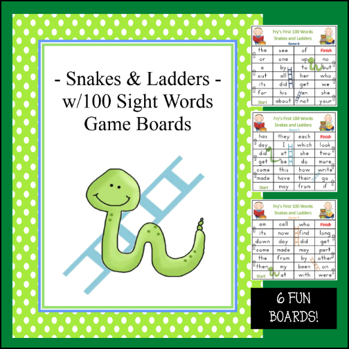 sight-word-snakes-ladders