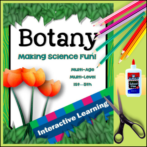 Give students an engaging way to learn about plants with this interactive, project based resource. Designed to be used for multiple ages and grades, 3rd-6th grades, students will learn about plants:


- classification

- photosynthesis

- the plant cell

- parts of the plant

- things plants need to grow

- the life cycle of a plant

 - plant leaves

 - different types of plants (non-flowering, carnivorous, poisonous)