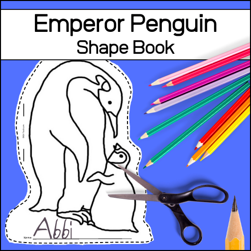 Studying penguins or perhaps animals of the arctic? This cute shape book is ready for students to use to publish there own stories, reports or poems about penguins!