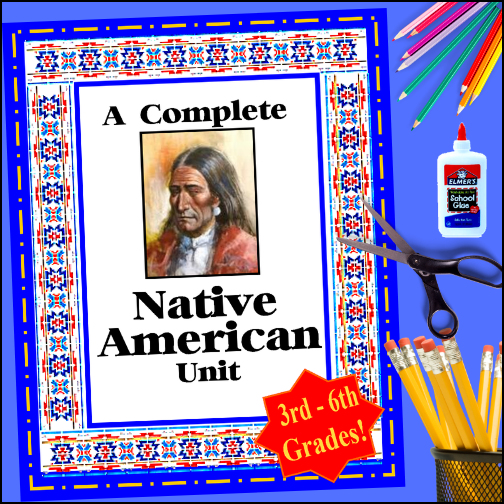 This resource is a large 189 page resource with everything you need to create a fantastic study on the Native Americans in North America!