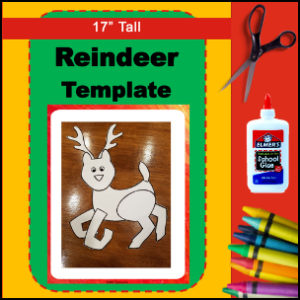 Fun december craft - reindeer