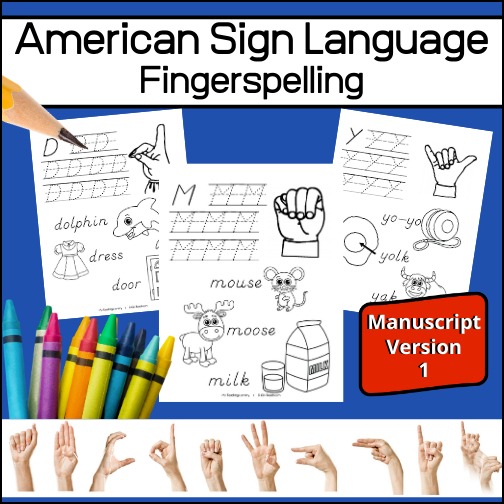 ASL - American Sign Language - Learning the Letters of Fingerspelling