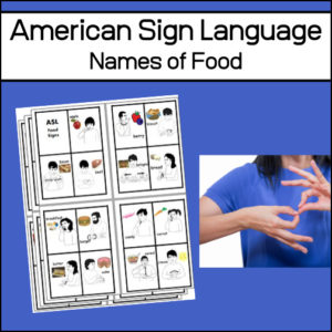 ASL signs for food - american sign language