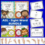 ASL Flash cards - Sight Words