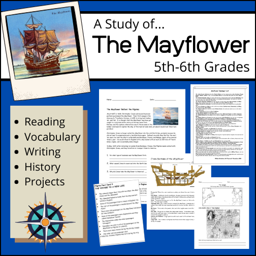 A Comprehensive Study - The Mayflower for 5th-6th Grades